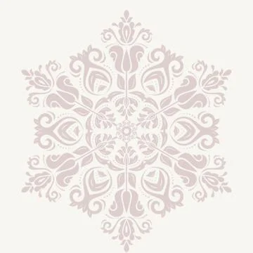 Damask  Pattern. Orient Background Stockillustratie