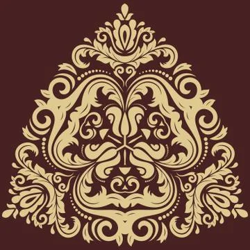 Damask  Pattern. Orient Ornament Stock Illustration
