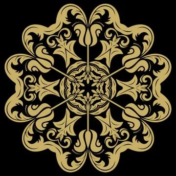 Damask  Pattern. Orient Ornament Stock-Illustration