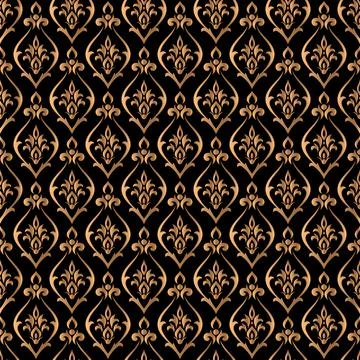 Damask pattern vector Stock Illustration