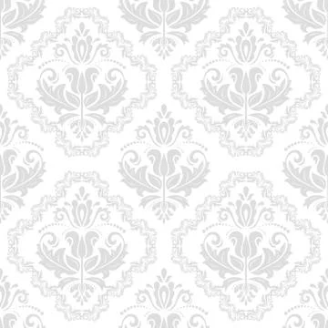 Damask Seamless Background Stock Illustration