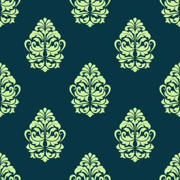 Damask seamless floral pattern 스톡 일러스트