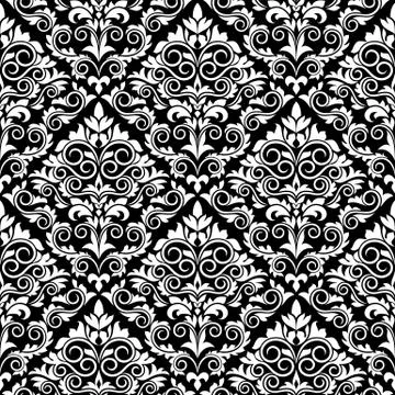 Damask seamless イラスト素材