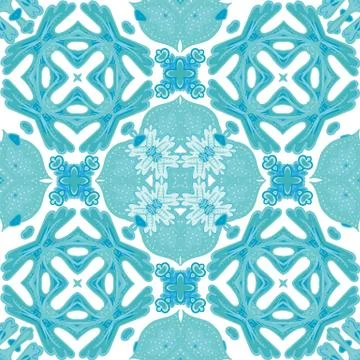 Damask seamless pattern background, moroccan colorful ornament Stock Illustration