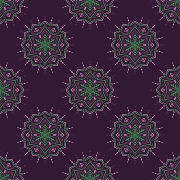 Damask seamless pattern for design. Stock Illustration