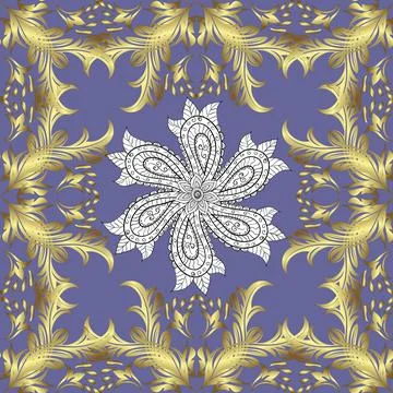 Damask seamless pattern for design. Vector seamless pattern on neutral, violet a 스톡 일러스트