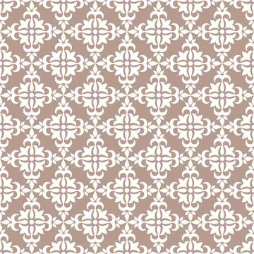 Damask seamless pattern element vector classical luxury old fashioned damas.. Illustrazione stock