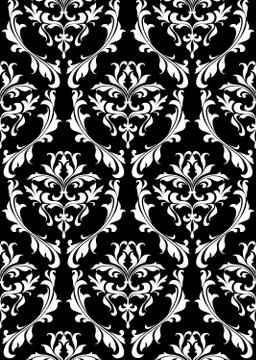 Damask seamless pattern Stock Illustration