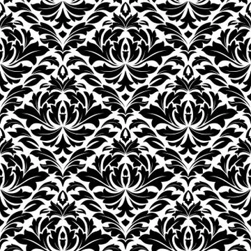 Damask seamless pattern Stock Illustration