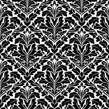 Damask seamless pattern Stock Illustration