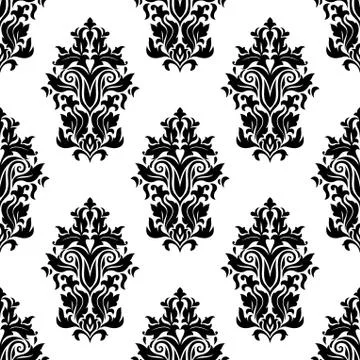 Damask seamless pattern 스톡 일러스트