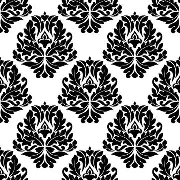 Damask seamless pattern Stock Illustration