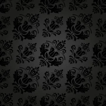 Damask Seamless  Pattern Illustrazione stock