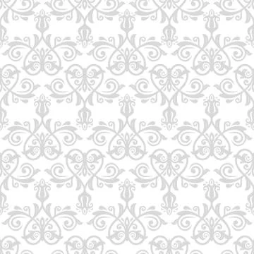 Damask Seamless Pattern Stock Illustration