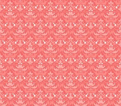 Damask seamless pattern Stockillustratie