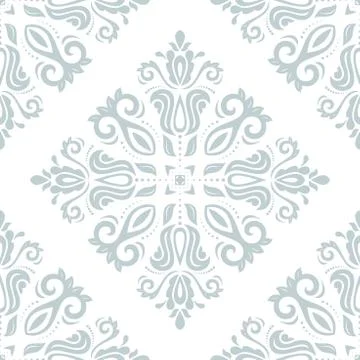 Damask Seamless  Pattern. Orient Background Stock Illustration