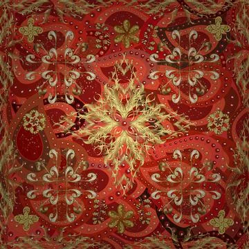 Damask seamless pattern repeating background. Antique golden repeatable wallpape Stock Illustration