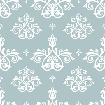 Damask Seamless Vector Background Stock Illustration