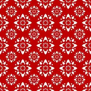 Damask seamless vector pattern classic vintage damask ornament. 스톡 일러스트