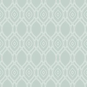 Damask Seamless Vector Pattern Illustrazione stock