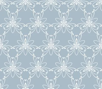 Damask Seamless Vector Pattern 스톡 일러스트