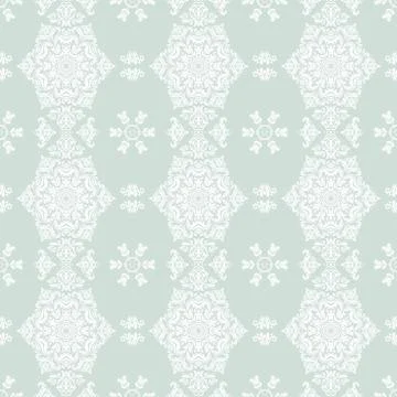 Damask Seamless Vector Pattern Stock Illustration