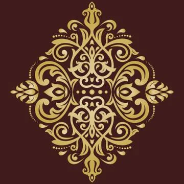 Damask Seamless Vector Pattern Stock Illustration