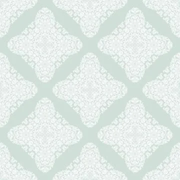 Damask Seamless Vector Pattern Stock Illustration