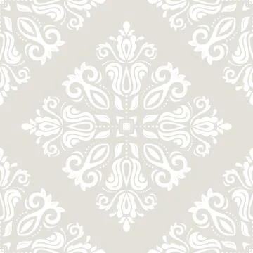Damask Seamless Vector Pattern Stock Illustration
