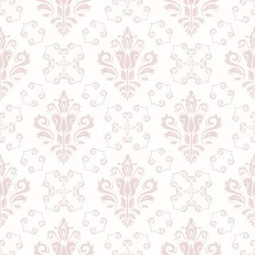 Damask Seamless Vector Pattern Stock Illustration