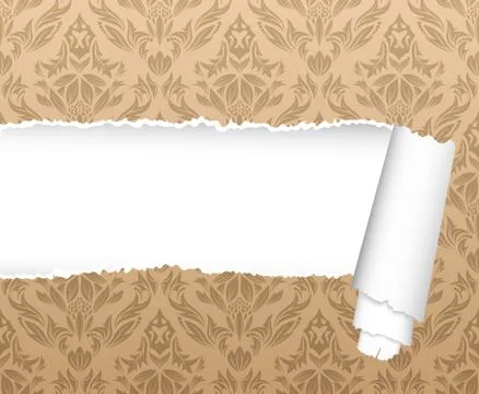 Damask seamless vector pattern 스톡 일러스트