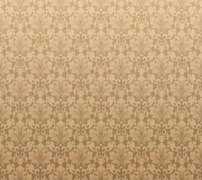 Damask seamless vector pattern Stock Illustration