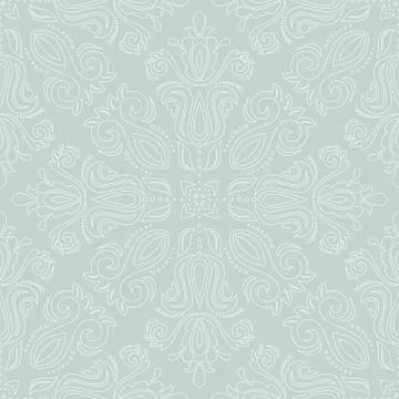 Damask Seamless Vector Pattern Stock Illustration