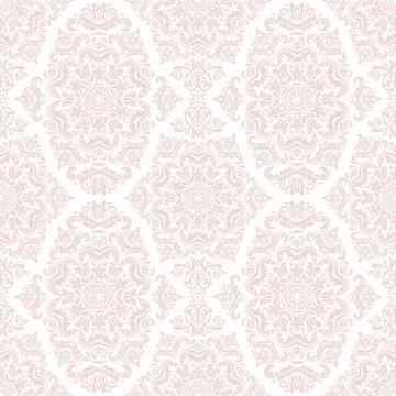 Damask Seamless Vector Pattern Stock Illustration
