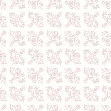 Damask Seamless Vector Pattern Stock Illustration