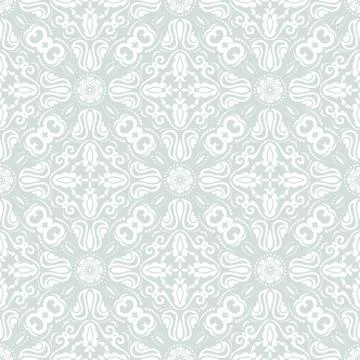 Damask Seamless Vector Pattern Stock Illustration