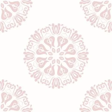 Damask Seamless Vector Pattern Stock Illustration