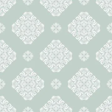 Damask Seamless Vector Pattern. Orient Background 스톡 일러스트