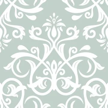 Damask Seamless Vector Pattern. Orient Background Stock Illustration