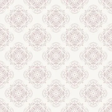 Damask Seamless Vector Pattern. Orient Background Stockillustratie