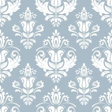 Damask Seamless Vector Pattern. Orient Background 스톡 일러스트