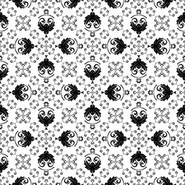 Damask Seamless Vector Pattern. Orient Background 스톡 일러스트