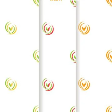 Damask seamless vector pattern set. Stock Illustration