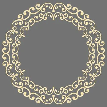 Damask Vector Background With Arabesques in Oriental Style Stockillustratie