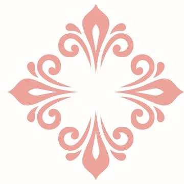Damask Vector Background With Arabesques in Oriental Style 스톡 일러스트