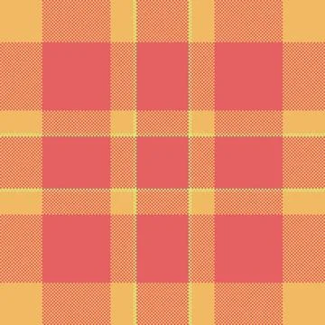 Damask vector check background, grungy fabric textile seamless. Apparel tex.. Stock Illustration