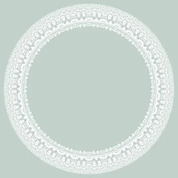 Damask Vector Orient Pattern Stock Illustration