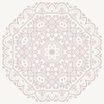 Damask Vector Orient Pattern Stockillustratie