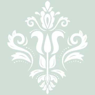 Damask Vector Orient Pattern Stock Illustration