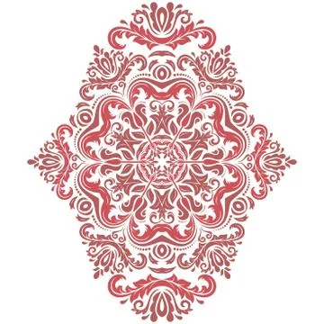 Damask Vector Orient Pattern 스톡 일러스트